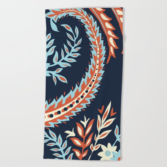 Flora Beach Towel