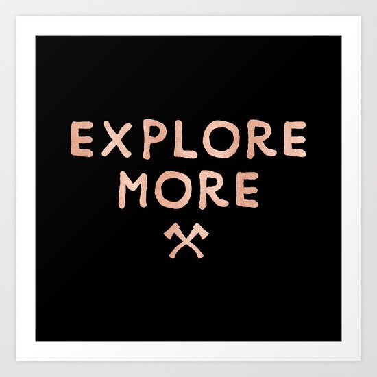 Explore More Rose Gold Quote Art Print