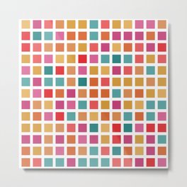 City Blocks - Sunrise #910 Metal Print | Graphicdesign, Mosaic, Minimal, Colorful, Art, Color, Modern, Pattern, Grid, Geometric 