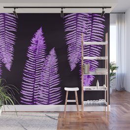 Pacific Northwest Ultra Violet Fern Forest Adventure Wall Mural