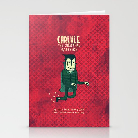 The Christmas Vampire Stationery Cards