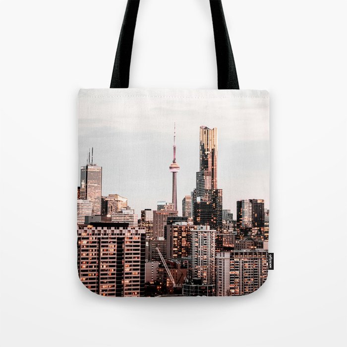 Canada Toronto Skyline Tote Bag