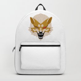 golden wolf (custom logo - twilight princess) Backpack