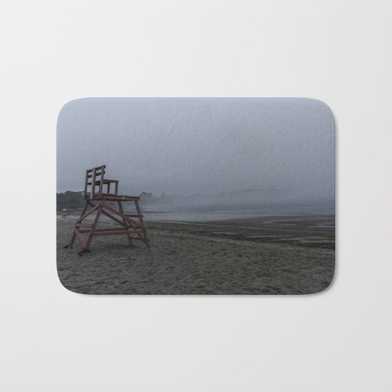 Niles Beach Foggy Evening Bath Mat