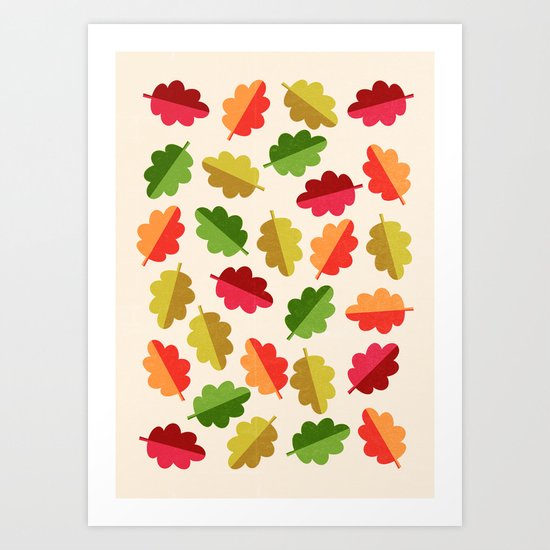Autumn Leaves Art Print
