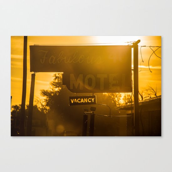 Fabulous Motel Canvas Print