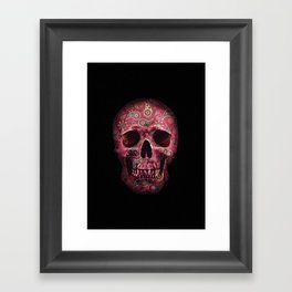 Paisley Skull Framed Art Print