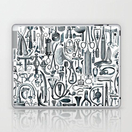 Medical Condition FADED DENIM / Vintage medical instruments, take two of these and call me in the mo Laptop & iPad Skin