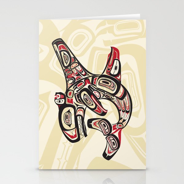 Eagle Killer Whale Stationery Cards