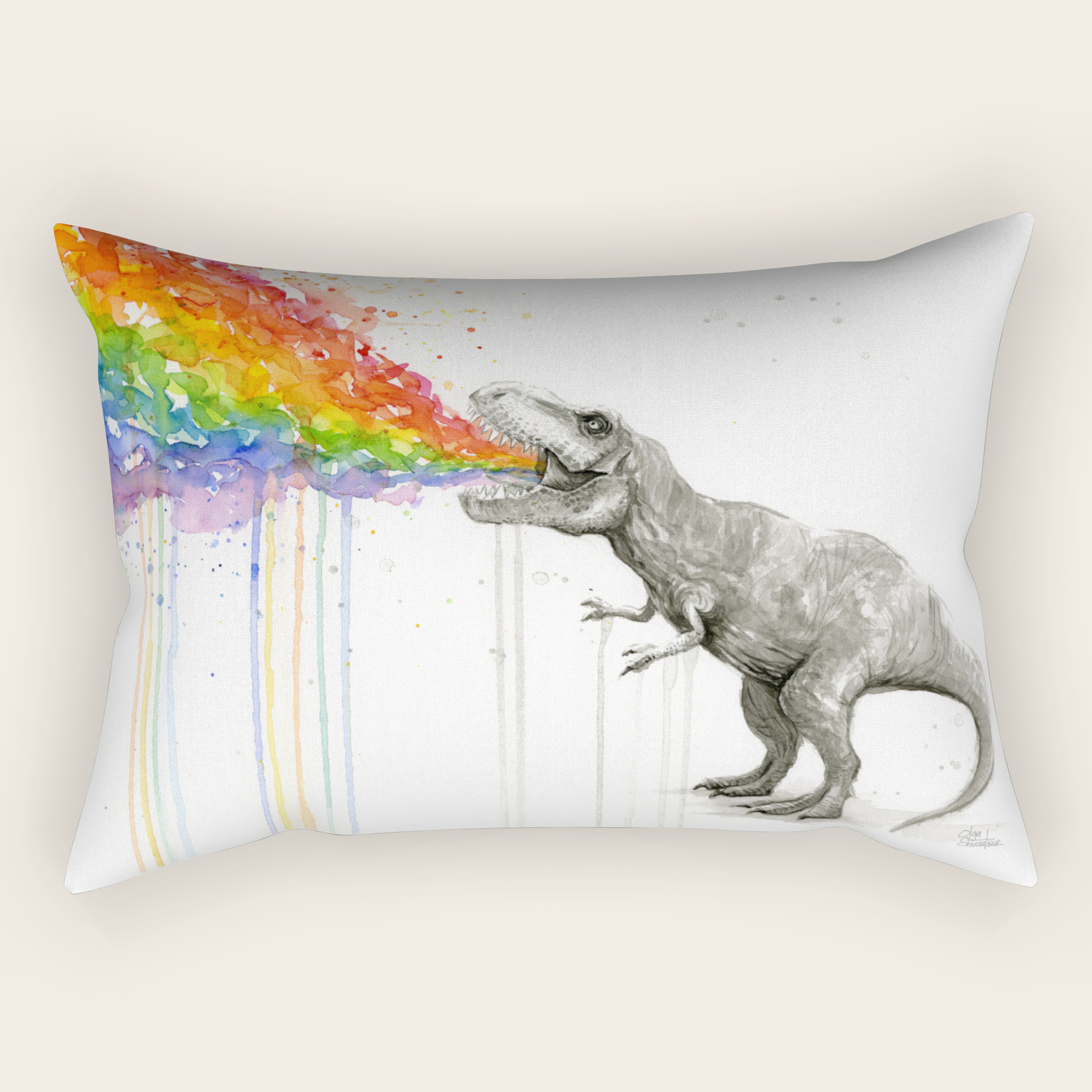 t rex pillow