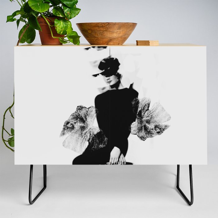 Audrey Hepburn print art Credenza