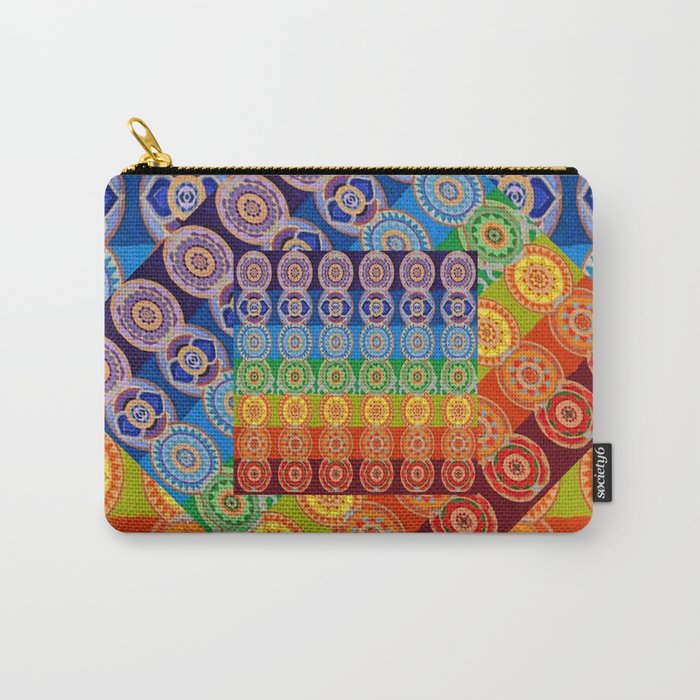 7 CHAKRA SYMBOLS OF HEALING ART #2 Carry-All Pouch