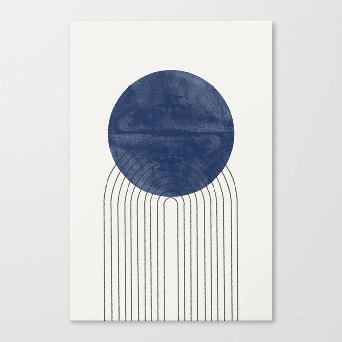 Blue Sun Canvas Print