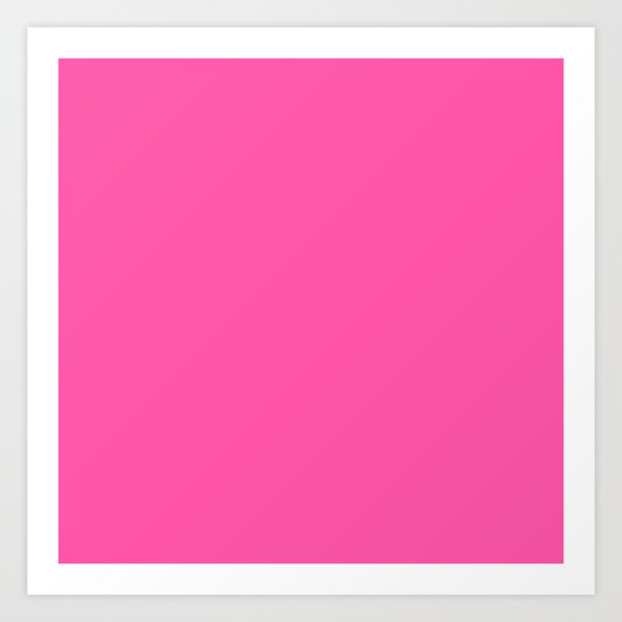 Monochrome pink 255-85-170 Art Print