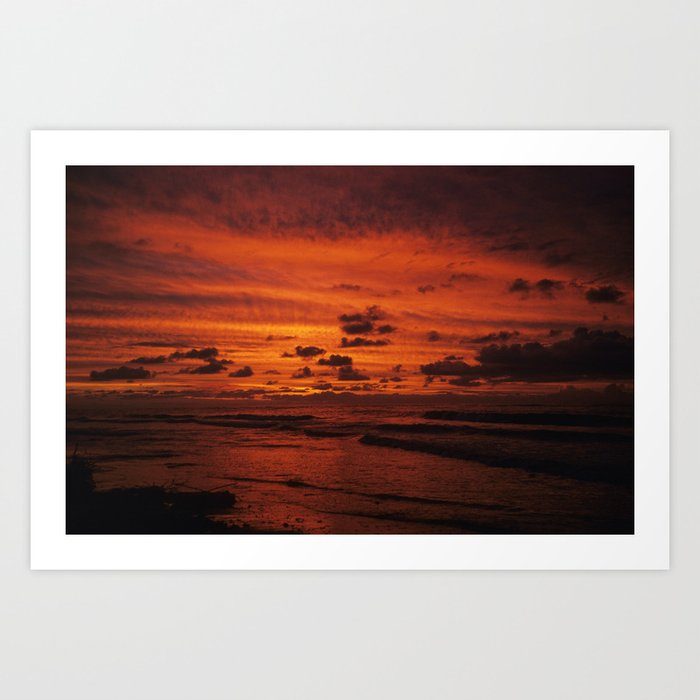 Magnificent Sunset #2 | Ocean View | Madagascar Art Print