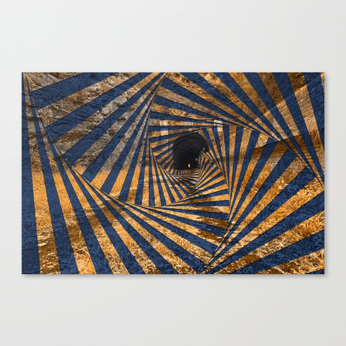 Paw Paw Tunnel - Spiral Psychedelia Canvas Print