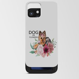 Flowers Dog iPhone Card Case