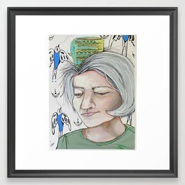 Tea Time (Cup head series) Framed Art Print