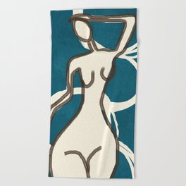 Abstract Figure 02 Beach Towel
