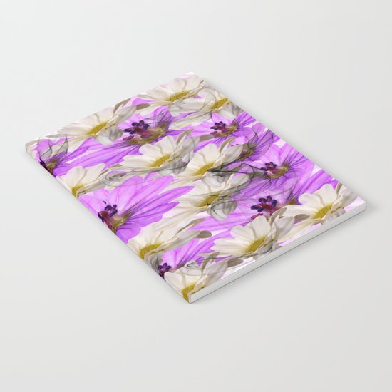 Floral Circle Abstract Notebook