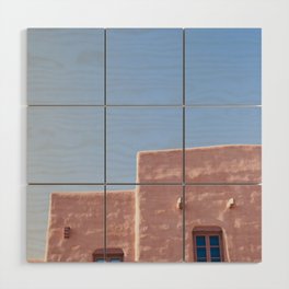 Blue Sky in Santa Fe - Architecture Photography Wood Wall Art