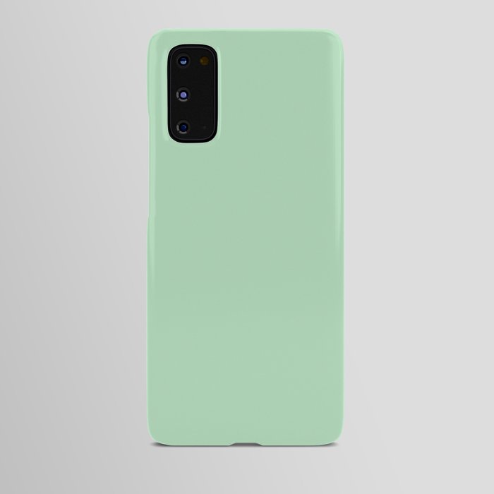 Pastel Mint Green Solid Color - Pairs with Valspar America Green Vibe Patel Green 6002-7B Android Case