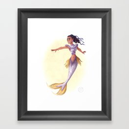 NANI' - World Class Mermaids Framed Art Print