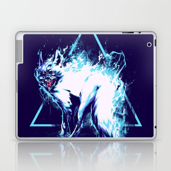 flaming Fox Laptop & iPad Skin