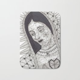 Virgen de Guadalupe Bath Mat