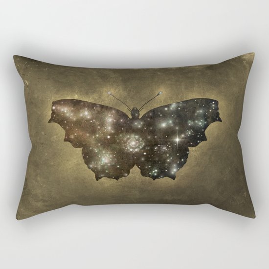 Cosmic Butterfly Rectangular Pillow