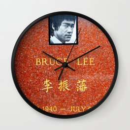 Lee Jun-fan Grave Site in Seattle Washington R1571 Wall Clock | Leejunfan, Chinese, Martialarts, Mixedmartialarts, Famous, Jeetkunedo, Wingsdomain, Karate, Kungfu, Brandonlee 
