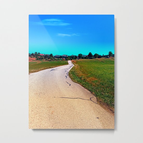 Uneven relations Metal Print