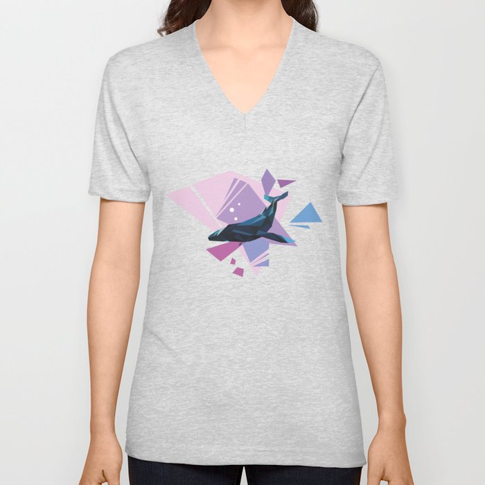 Geometry of the Void V Neck T Shirt
