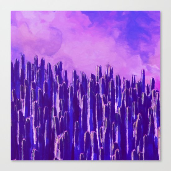 Cacti landscape Canvas Print