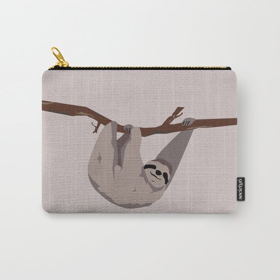 Sloth just hangin' Carry-All Pouch