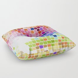 Disco Ball – Rainbow Floor Pillow