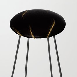 Black and gold Counter Stool