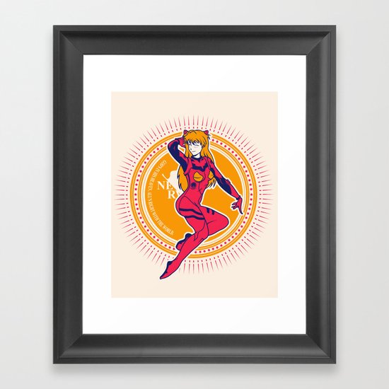 Nerv: Join Now! - Gold Edition Framed Art Print