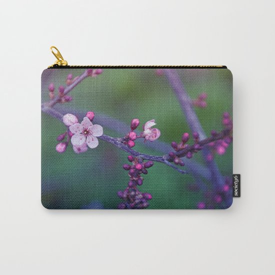 Dreamy purple Cherry Blossom Carry-All Pouch