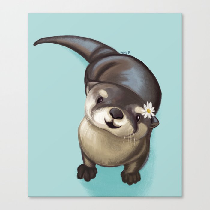 Otter Canvas Print