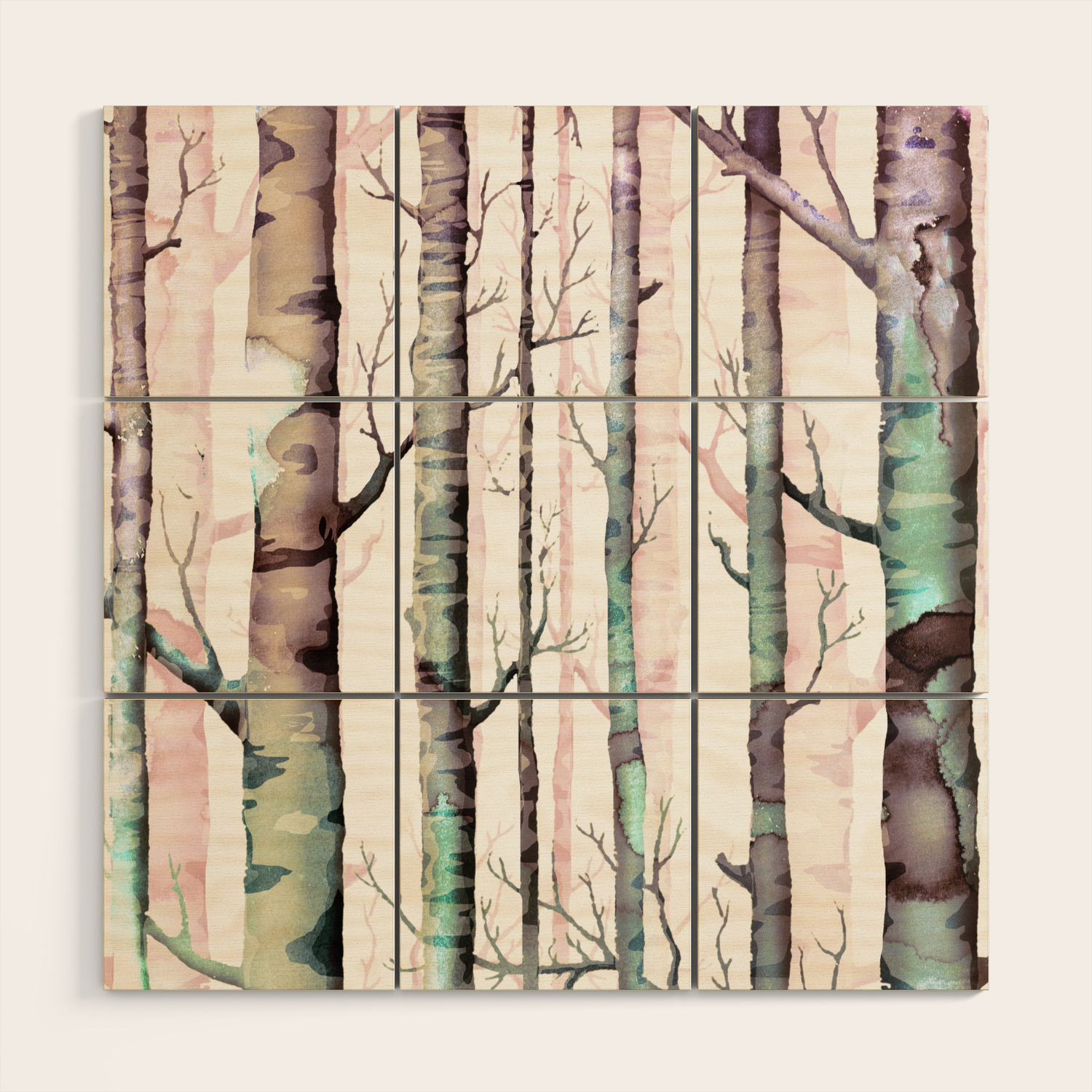 Birch Tree Forest Wood Wall Art By Franciscomffonseca Society6