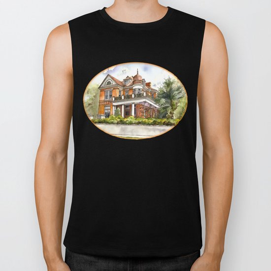 Stately Manor House Biker Tank