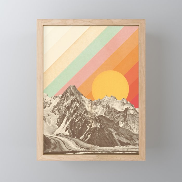 Mountainscape 1 Framed Mini Art Print