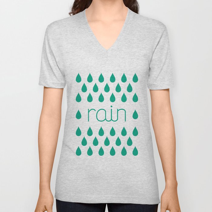 Rain V Neck T Shirt