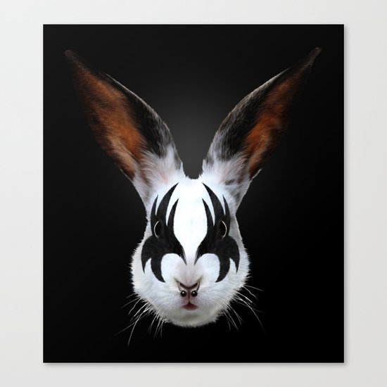 Kiss of a Rabbit Canvas Print