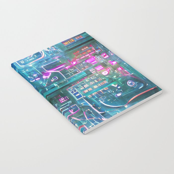 Over the Neon City Notebook