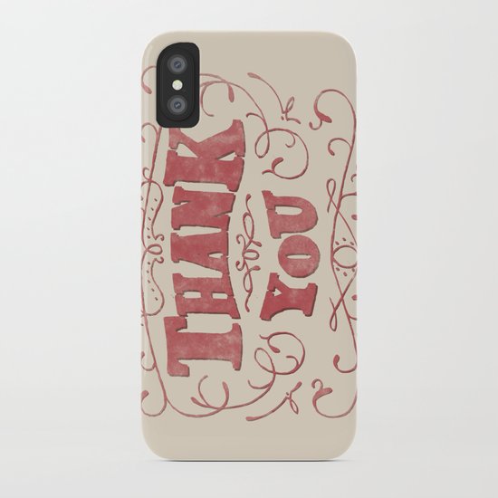 Thank You iPhone Case