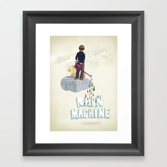 Rain Machine Framed Art Print