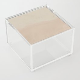 Neutral Pink Beige Gradation Texture Painting Acrylic Box