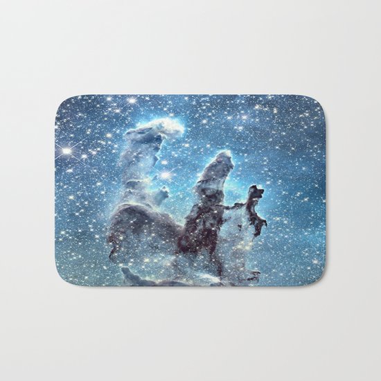 Pillars of Creation Blue Bath Mat